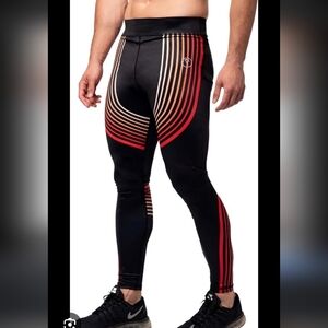 Kapow Meggings Performance Range - Mens Compression Leggings with Pockets XL